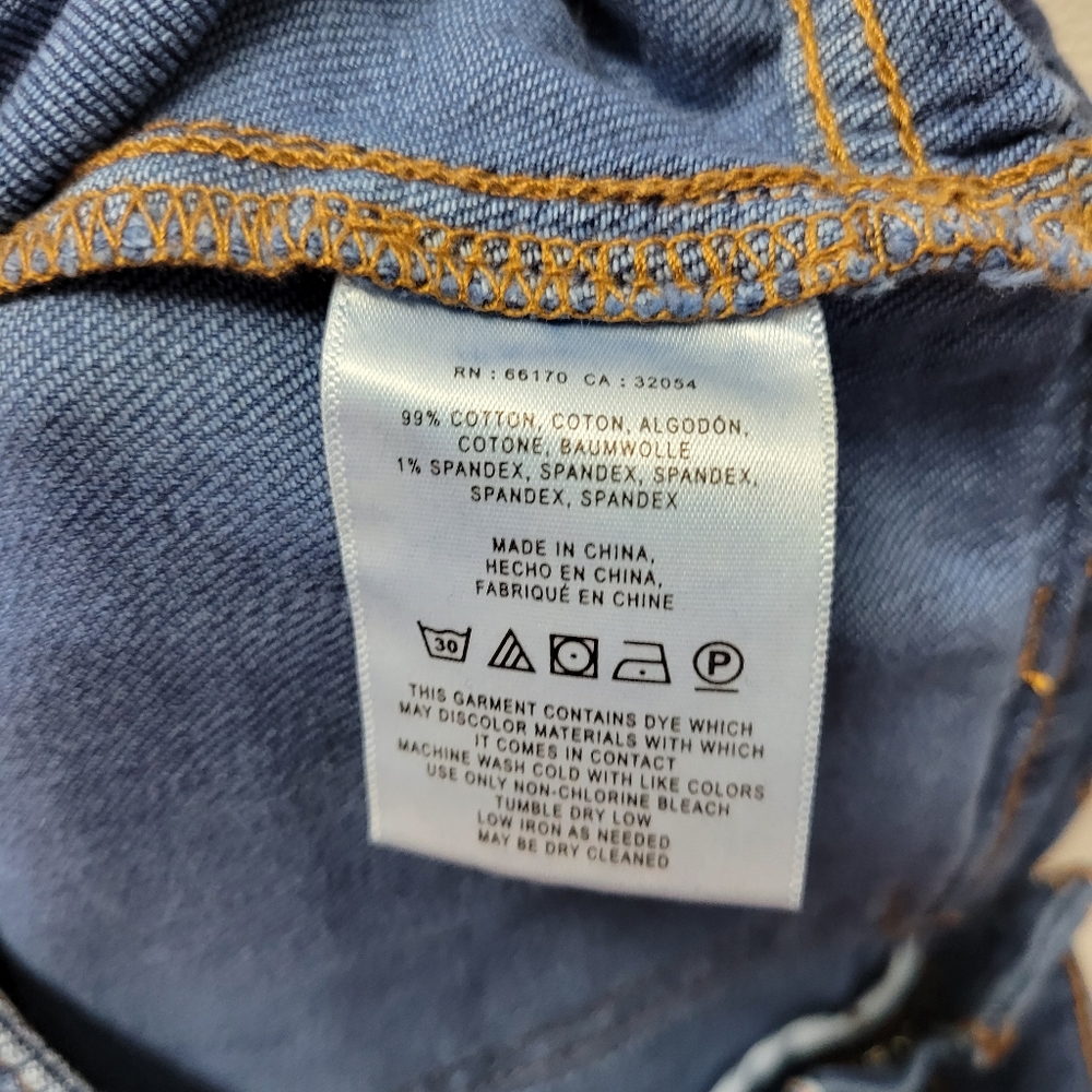 Anthropologie Pilcro and the Letterpress Wide Leg Crop Button Up Ankle Jeans 26 - Picture 14 of 15